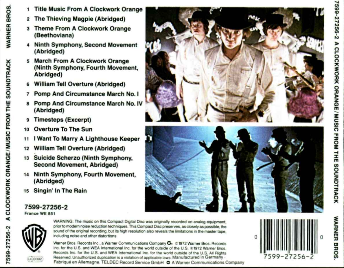 Clockwork Orange  : Back